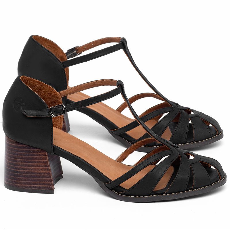 Laranja_Lima_Shoes_Sapatos_Femininos_Sandalia_Laranja_Lima_Shoes_Classic_Salto_de_6_cm_em_Couro_Preto_-_Codigo_-_3786_1