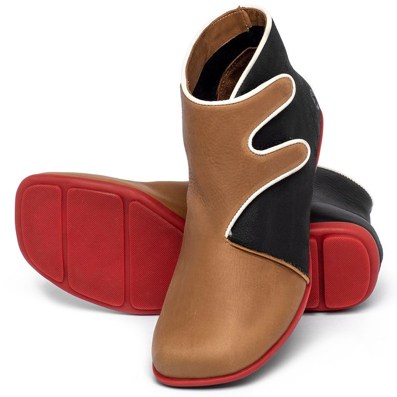 Laranja_Lima_Shoes_Sapatos_Femininos_Flat_Boot_em_Couro_Colorido_-_Codigo_-_9552_2