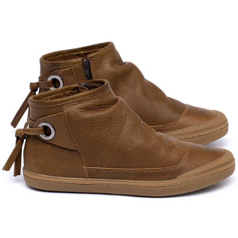 Laranja_Lima_Shoes_Sapatos_Femininos_Tenis_Cano_Alto_em_Couro_Caramelo_-_Codigo_-_9524_1