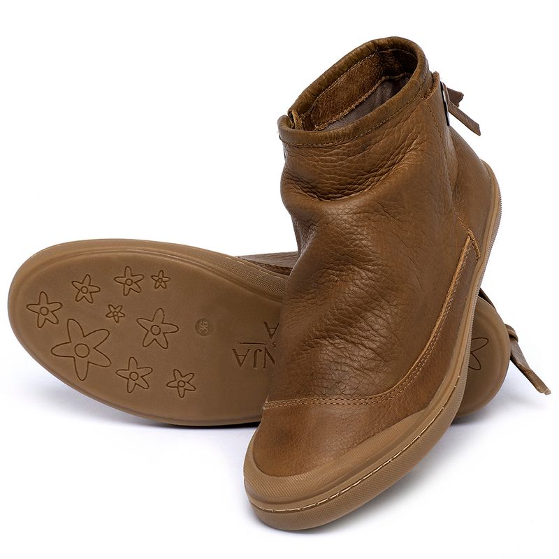 Laranja_Lima_Shoes_Sapatos_Femininos_Tenis_Cano_Alto_em_Couro_Caramelo_-_Codigo_-_9524_2