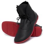 Laranja_Lima_Shoes_Sapatos_Femininos_Flat_Boot_em_Couro_Preto_-_Codigo_-_9549_2