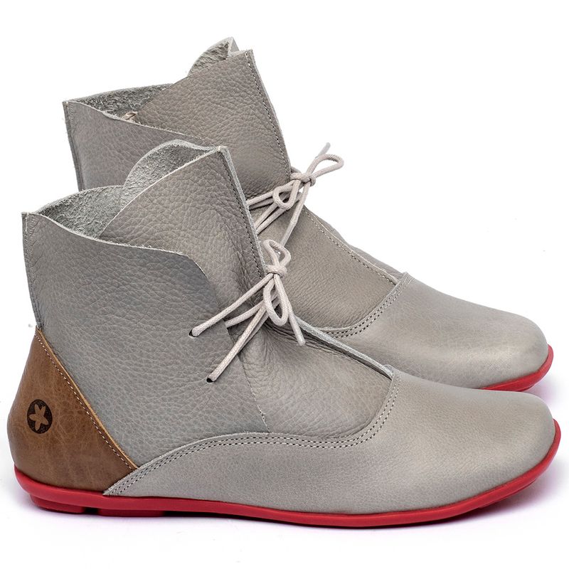 Laranja_Lima_Shoes_Sapatos_Femininos_Flat_Boot_em_Couro_Cinza_-_Codigo_-_9549_1