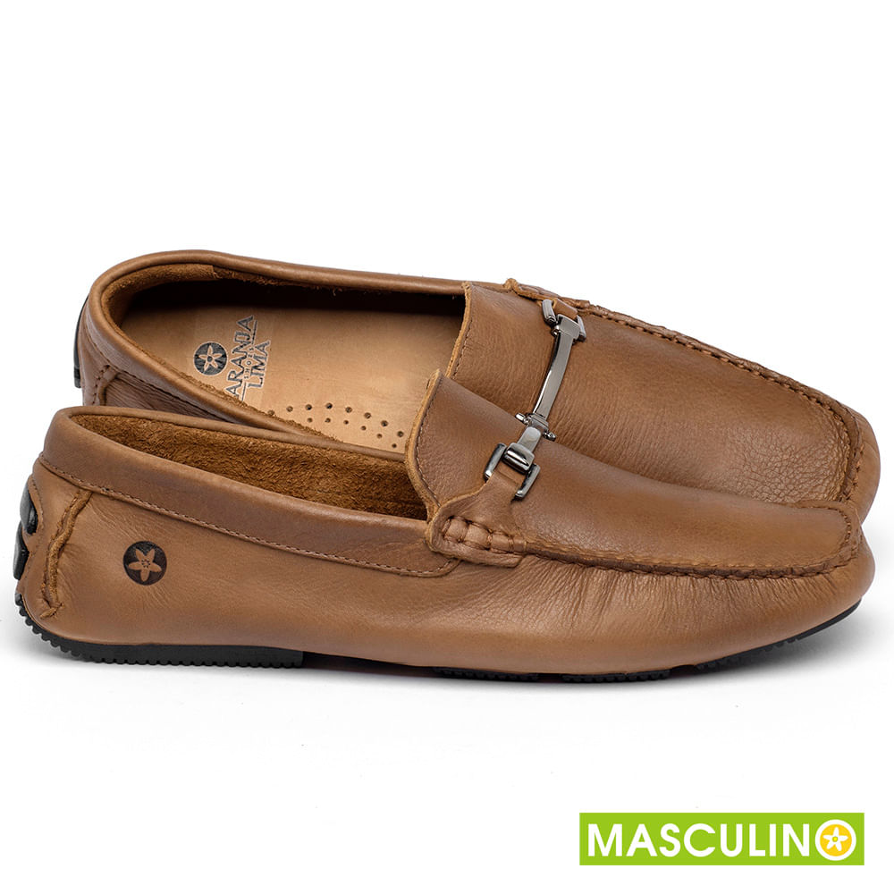 Mocassim 2025 laranja masculino