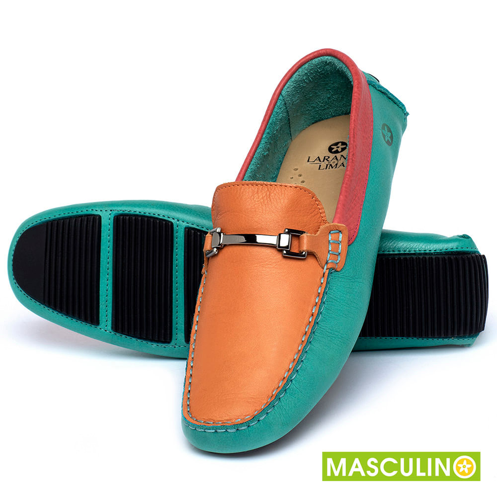 Mocassim shop masculino colorido