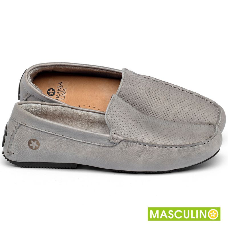 Laranja_Lima_Shoes_Sapatos_Masculinos_Mocassim_em_Couro_Cinza_-_Codigo_-_151003_1