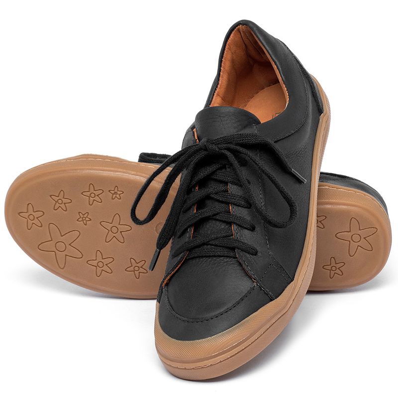 Laranja_Lima_Shoes_Sapatos_Femininos_Tenis_Cano_Baixo_em_Couro_Preto_-_Codigo_-_9540_2