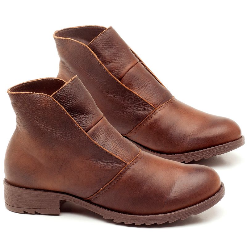 Laranja_Lima_Shoes_Sapatos_Femininos_Bota_Cano_Curto_em_Couro_Marrom_-_Codigo_-_56077_1