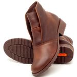 Laranja_Lima_Shoes_Sapatos_Femininos_Bota_Cano_Curto_em_Couro_Marrom_-_Codigo_-_56077_2