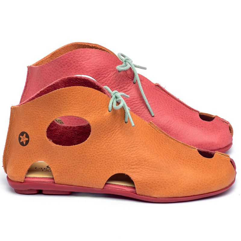 Laranja_Lima_Shoes_Sapatos_Femininos_Flat_Boot_em_Couro_Bicolor_-_Codigo_-_9529_1