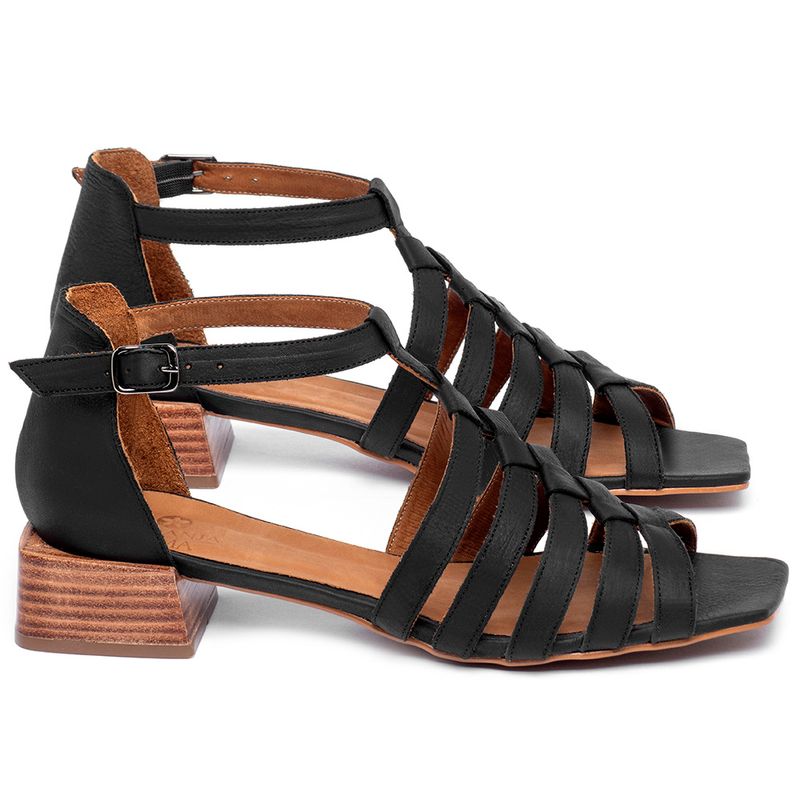 Laranja_Lima_Shoes_Sapatos_Femininos_Sandalia_Laranja_Lima_Shoes_Classic_Salto_de_4_cm_em_Couro_Preto_-_Codigo_-_3783_1