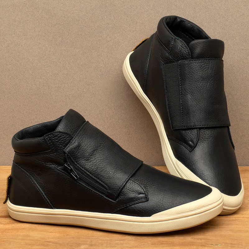 Laranja_Lima_Shoes_Sapatos_Femininos_Tenis_Cano_Alto_em_Couro_Preto_-_Codigo_-_56090_4