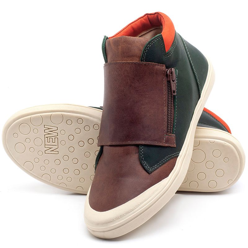 Laranja_Lima_Shoes_Sapatos_Femininos_Tenis_Cano_Alto_em_Couro_Marrom_-_Codigo_-_56090_2