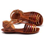 Laranja_Lima_Shoes_Sapatos_Femininos_Sandalia_Rasteira_Flat_em_Couro_Marrom_-_Codigo_-_136015_1