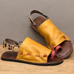 Laranja_Lima_Shoes_Sapatos_Femininos_Sandalia_Rasteira_Flat_em_Couro_Amarelo_-_Codigo_-_141311_3