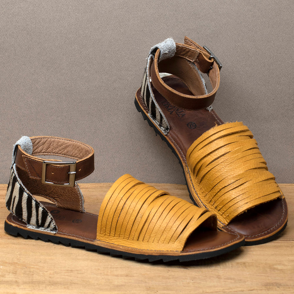 Sandalia sales rasteira flat