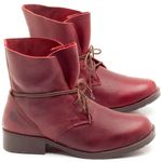 Laranja_Lima_Shoes_Sapatos_Femininos_Bota_Cano_Curto_Salto_de_2_cm_em_Couro_Bordo_-_Codigo_-_137031_1
