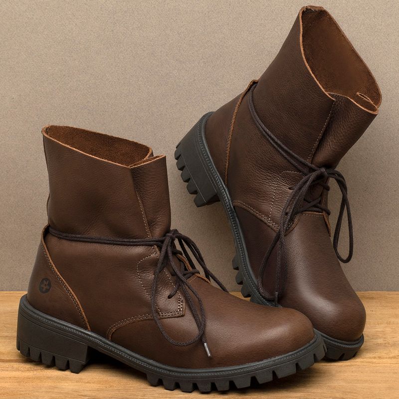Laranja_Lima_Shoes_Sapatos_Femininos_Bota_Cano_Curto_Salto_de_2_cm_em_Couro_Marrom_-_Codigo_-_137031_3