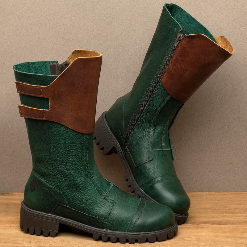 Laranja_Lima_Shoes_Sapatos_Femininos_Bota_Cano_Longo_em_Couro_Verde_-_Codigo_-_137387_4