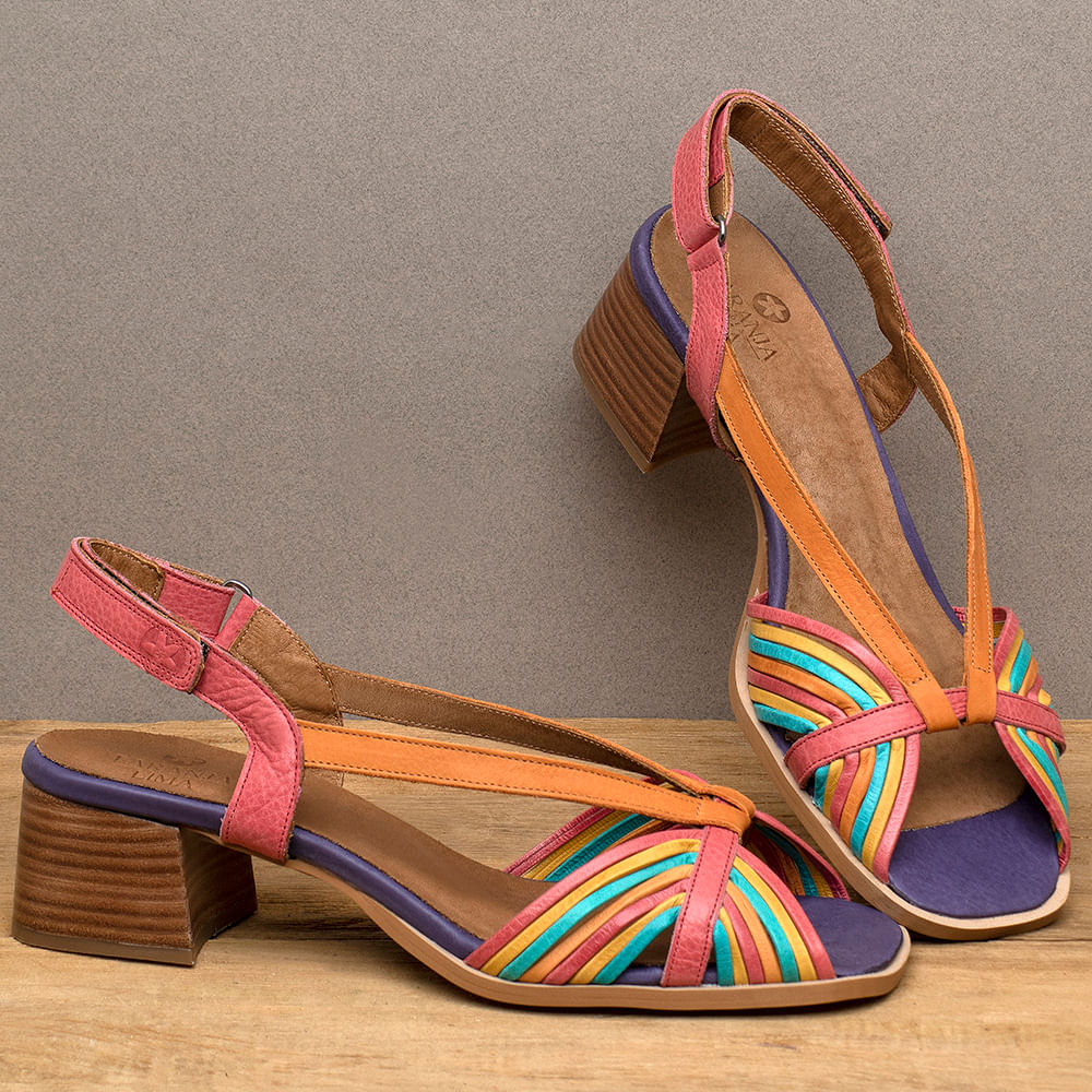 Sapatos laranja cheap lima