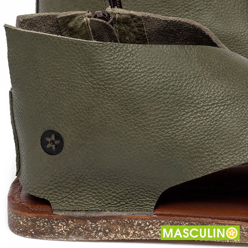 Laranja_Lima_Shoes_Sapatos_Masculinos_Rasteira_em_Couro_Verde_-_Codigo_-_141328_5