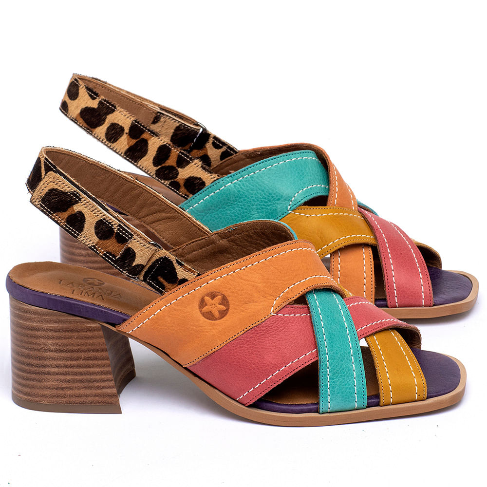 Sandalias laranja lima 2025