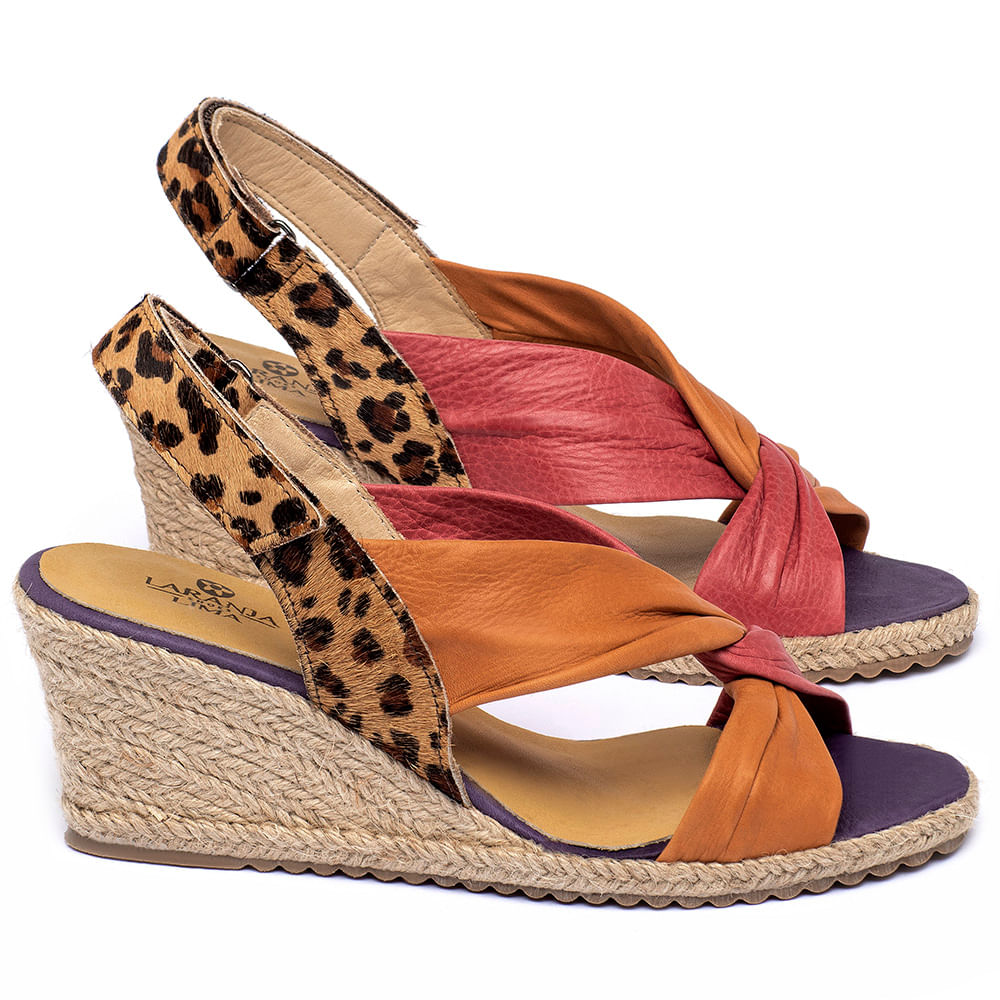 Sapato sales anabela corda