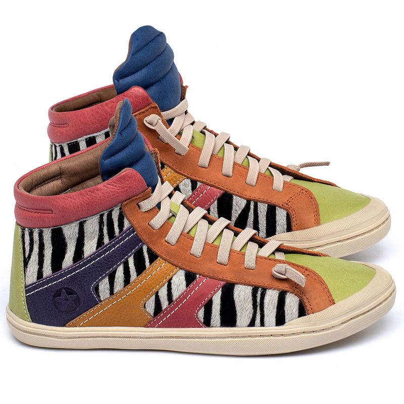 Laranja_Lima_Shoes_Sapatos_Femininos_Tenis___Cano_Alto_em_Couro_Colorido_-_Codigo_-_139068_1
