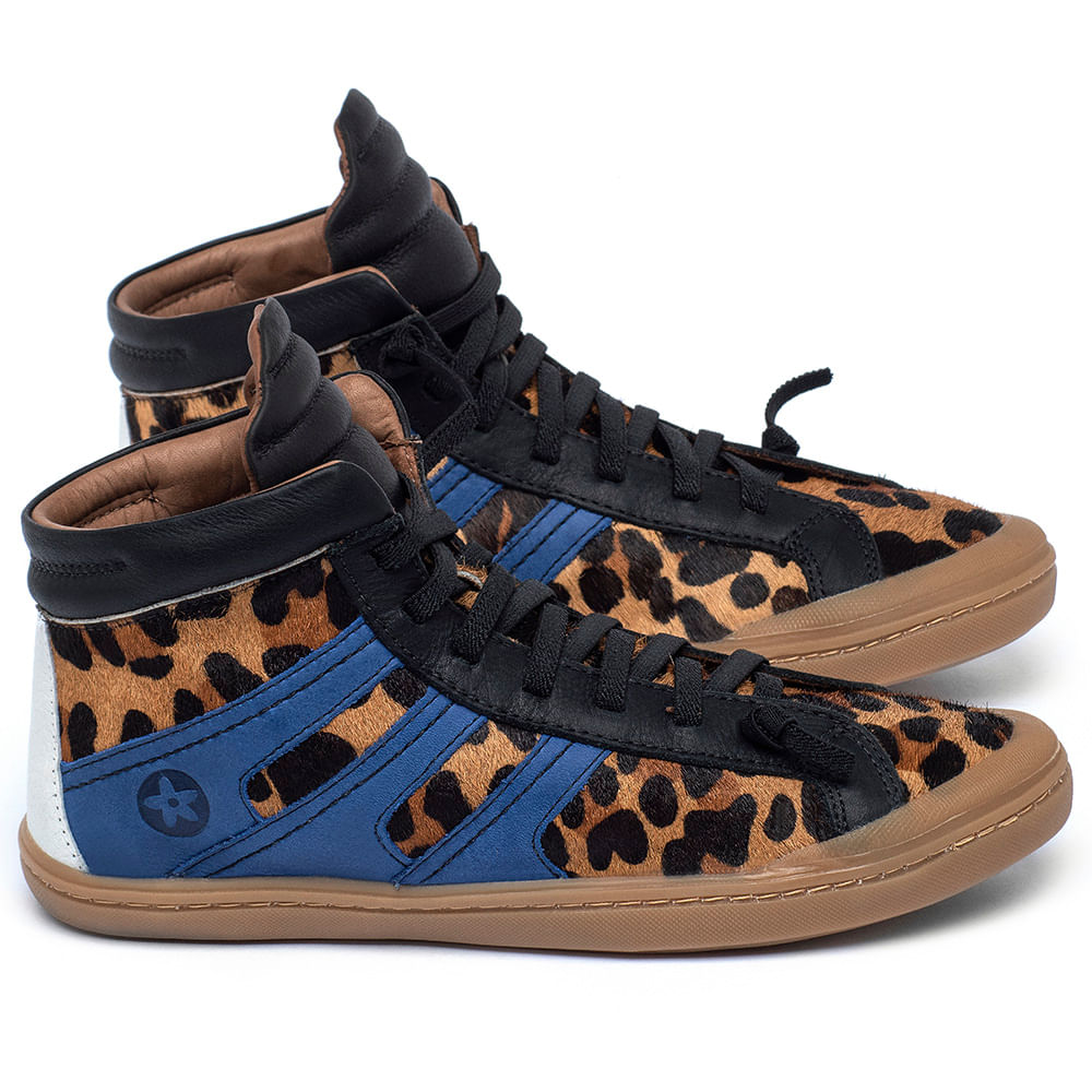 Tenis cano alto onça best sale