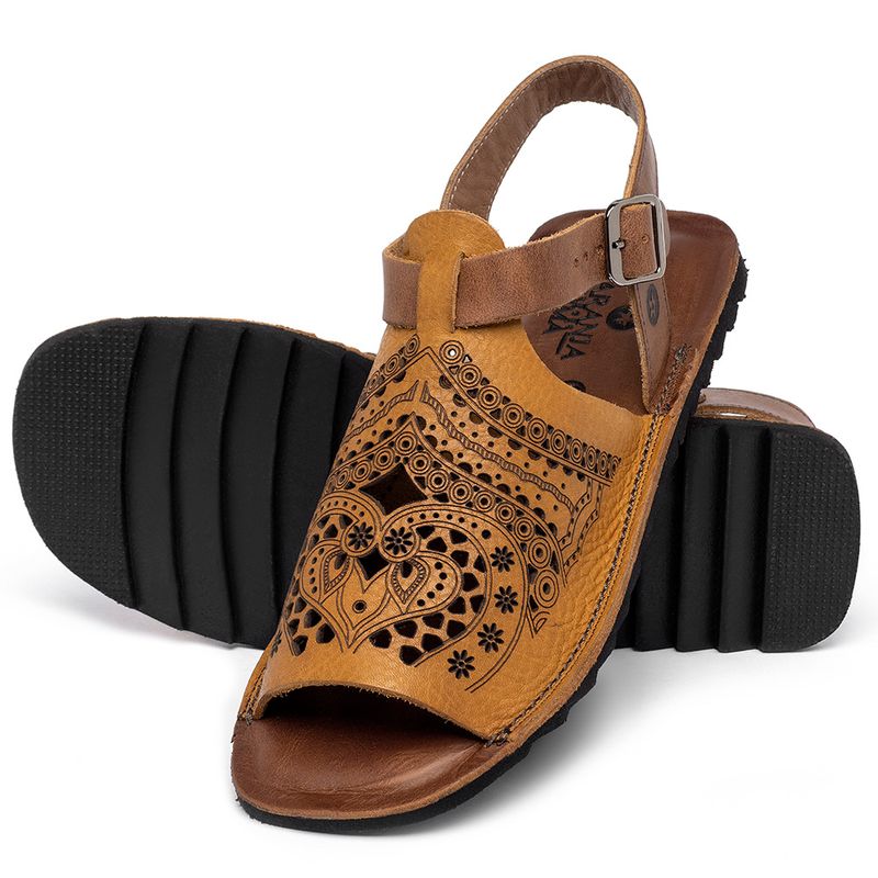 Laranja_Lima_Shoes_Sapatos_Femininos_Sandalia_Rasteira___Flat_em_Couro_Amarelo_-_Codigo_-_141330_2