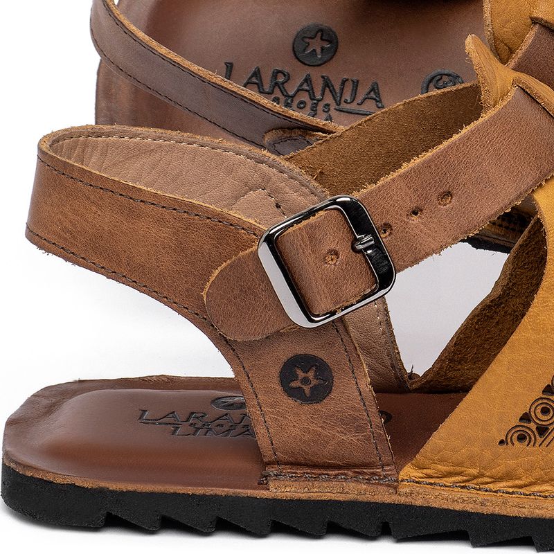 Laranja_Lima_Shoes_Sapatos_Femininos_Sandalia_Rasteira___Flat_em_Couro_Amarelo_-_Codigo_-_141330_5