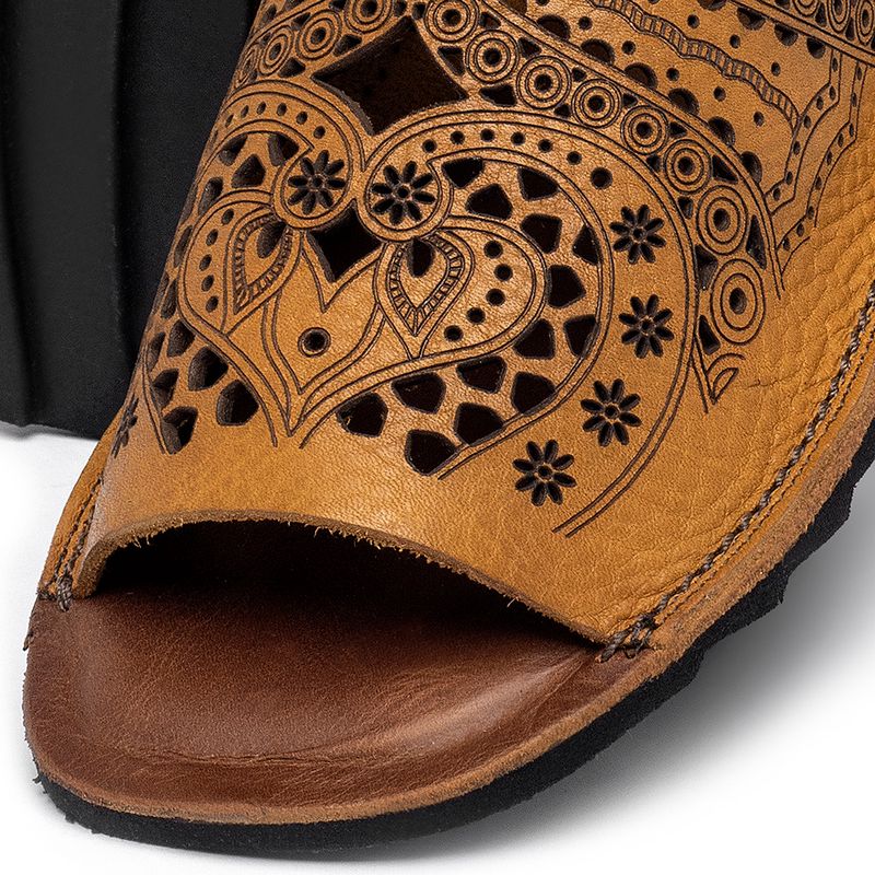 Laranja_Lima_Shoes_Sapatos_Femininos_Sandalia_Rasteira___Flat_em_Couro_Amarelo_-_Codigo_-_141330_6