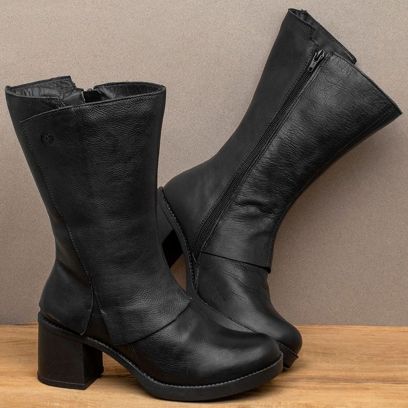 Laranja_Lima_Shoes_Sapatos_Femininos_Bota___Cano_Longo_Salto_de_5_cm_em_Couro_Preto_-_Codigo_-_141336_3