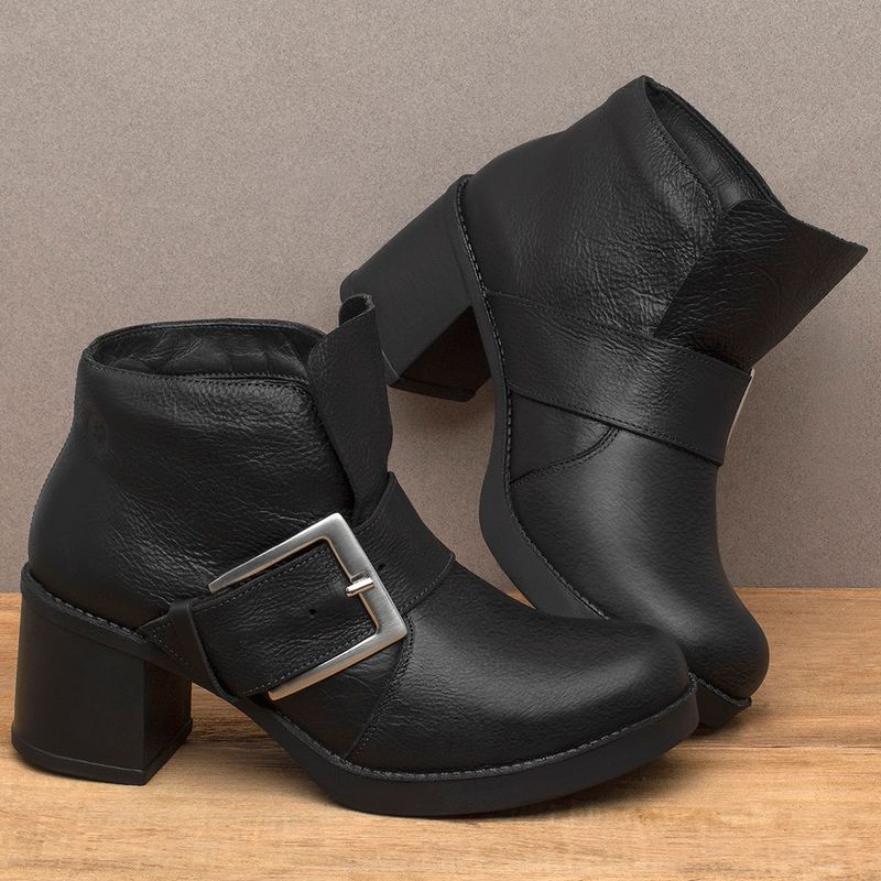 Laranja_Lima_Shoes_Sapatos_Femininos_Bota___Cano_Curto_Salto_de_5_cm_em_Couro_Preto_-_Codigo_-_141333_3