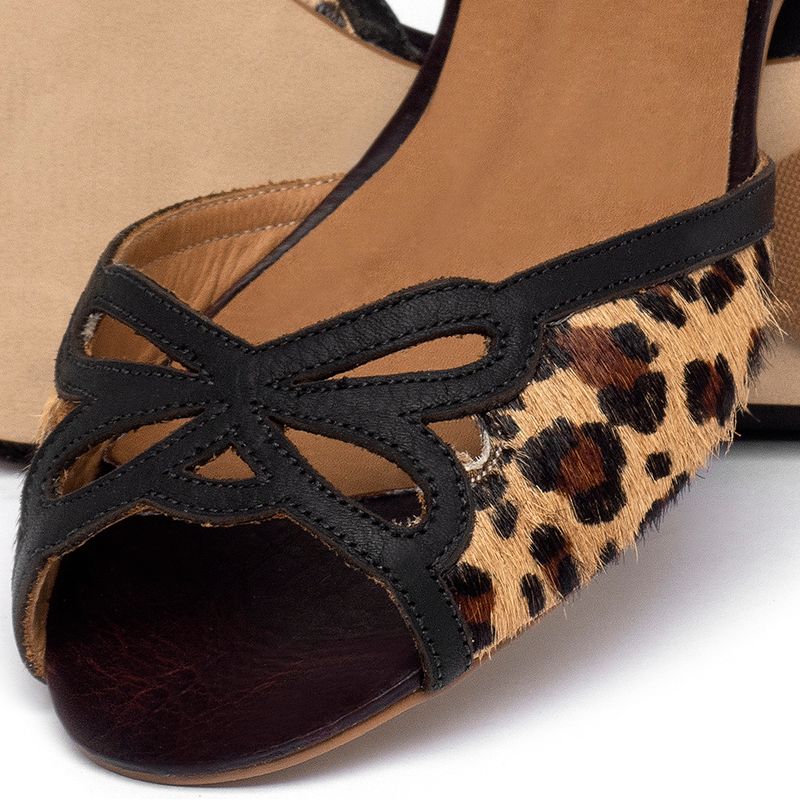Laranja_Lima_Shoes_Sapatos_Femininos_Sapatilha___Peep_Toe_em_Couro_Onca_-_Codigo_-_3790_6