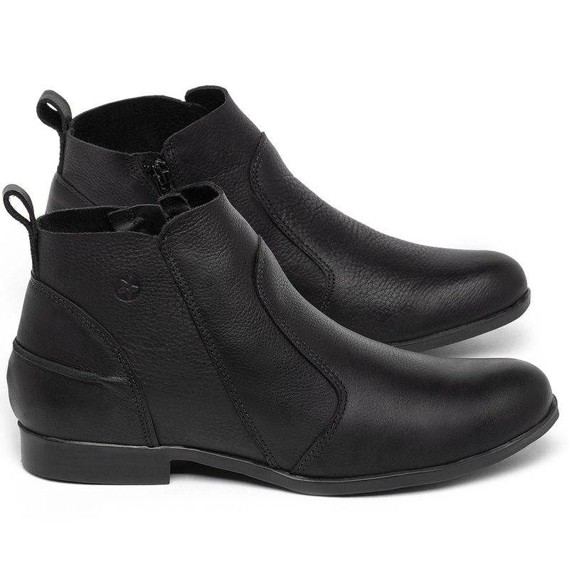 Laranja_Lima_Shoes_Sapatos_Femininos_Bota___Cano_Curto_em_Couro_Preto_-_Codigo_-_137244_1