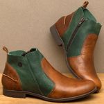 Laranja_Lima_Shoes_Sapatos_Femininos_Bota___Cano_Curto_em_Couro_Bicolor_-_Codigo_-_137244_3
