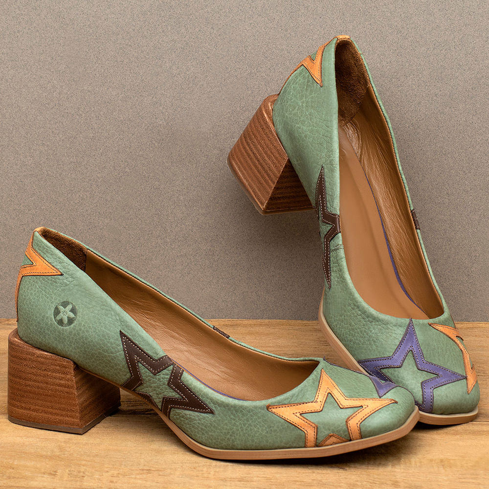 Sapatos sales scarpin coloridos
