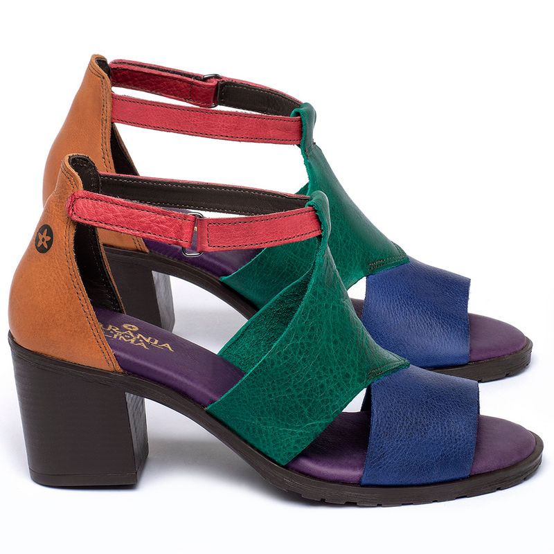 Laranja_Lima_Shoes_Sapatos_Femininos_Sandalia___Boho_Salto_de_5_cm_em_Couro_Colorido_-_Codigo_-_137273_1