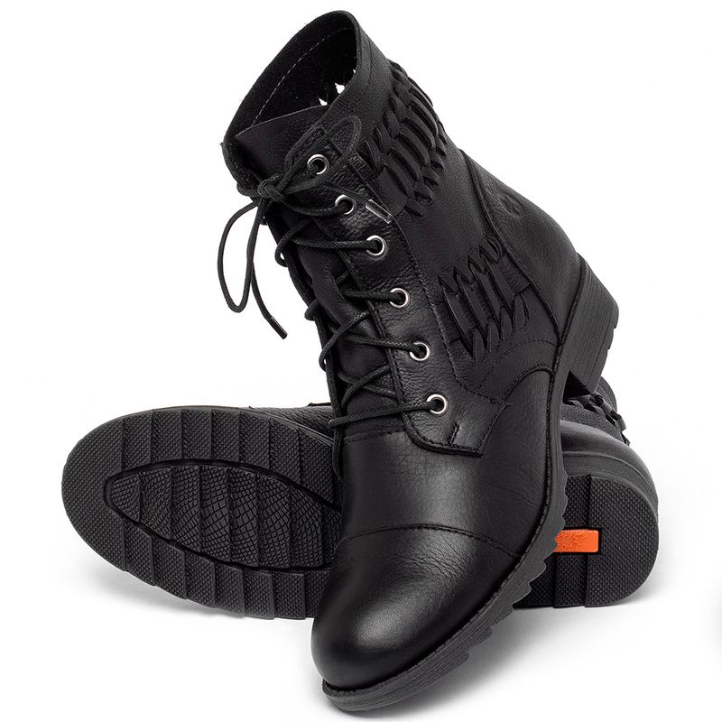 Laranja_Lima_Shoes_Sapatos_Femininos_Bota___Cano_Curto_em_Couro_Preto_-_Codigo_-_56080_2