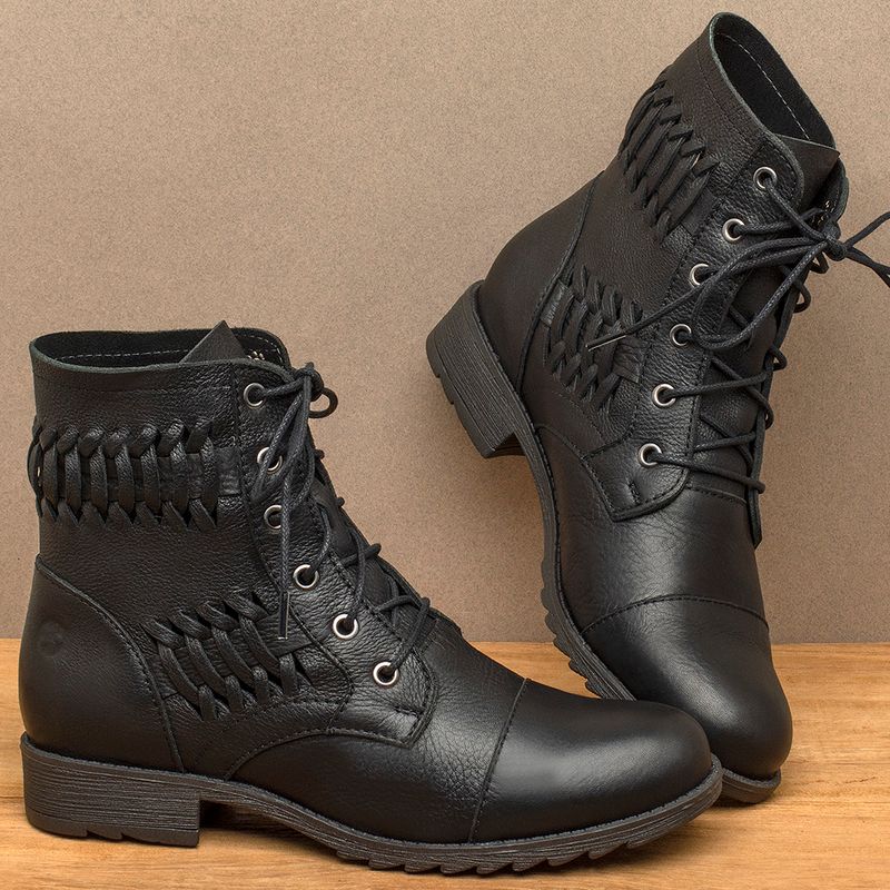 Laranja_Lima_Shoes_Sapatos_Femininos_Bota___Cano_Curto_em_Couro_Preto_-_Codigo_-_56080_3