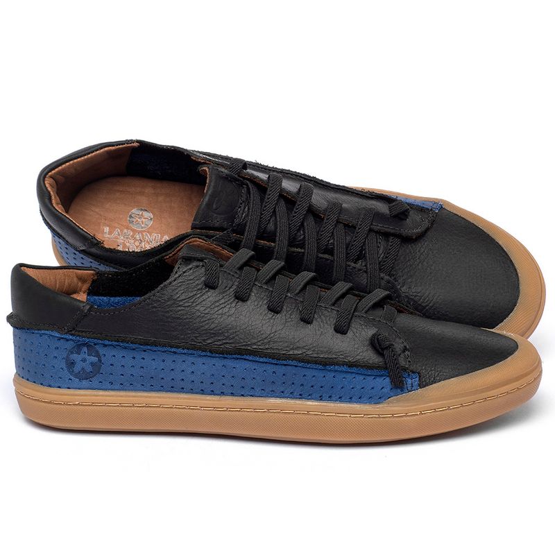 Laranja_Lima_Shoes_Sapatos_Femininos_Tenis___Cano_Baixo_em_Couro_Preto_-_Codigo_-_139077_1