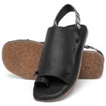 Laranja_Lima_Shoes_Sapatos_Femininos_Sandalia_Rasteira___Flat_em_Couro_Preto_-_Codigo_-_141154_2