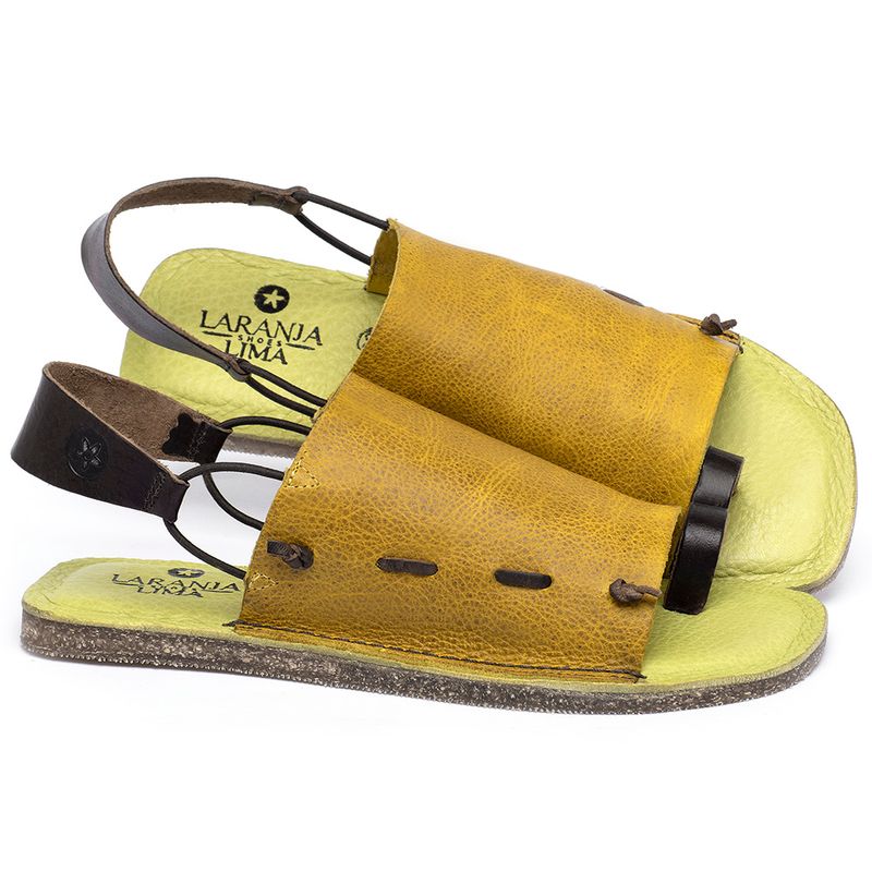 Laranja_Lima_Shoes_Sapatos_Femininos_Sandalia_Rasteira___Flat_em_Couro_Amarelo_-_Codigo_-_141154_1