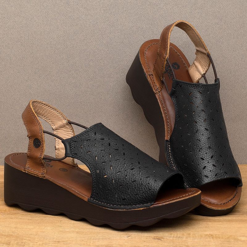 Laranja_Lima_Shoes_Sapatos_Femininos_Anabela___Tratorada_Salto_de_5_cm_em_Couro_Preto_-_Codigo_-_141038_3