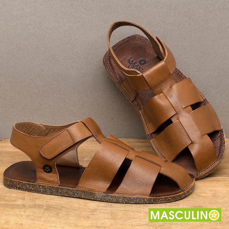 Laranja_Lima_Shoes_Sapatos_Masculinos_Rasteira_em_Couro_Caramelo_-_Codigo_-_141238_3