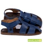 Laranja_Lima_Shoes_Sapatos_Masculinos_Rasteira_em_Couro_Azul_-_Codigo_-_141238_1