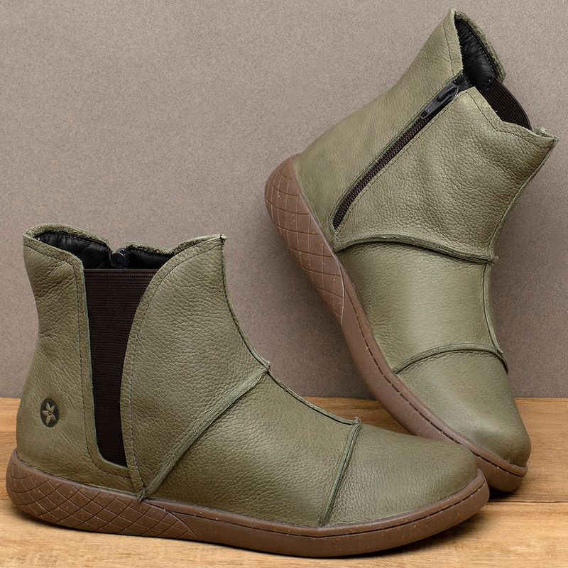 Laranja_Lima_Shoes_Sapatos_Femininos_Tenis___Cano_Alto_em_Couro_Musgo_-_Codigo_-_155004_3