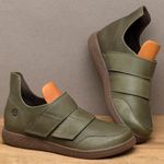 Laranja_Lima_Shoes_Sapatos_Femininos_Tenis___Cano_Baixo_em_Couro_Musgo_-_Codigo_-_155003_3