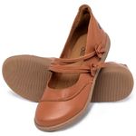 Laranja_Lima_Shoes_Sapatos_Femininos_Sapatilha___Bico_Redondo_em_Couro_Laranja_-_Codigo_-_137267_2