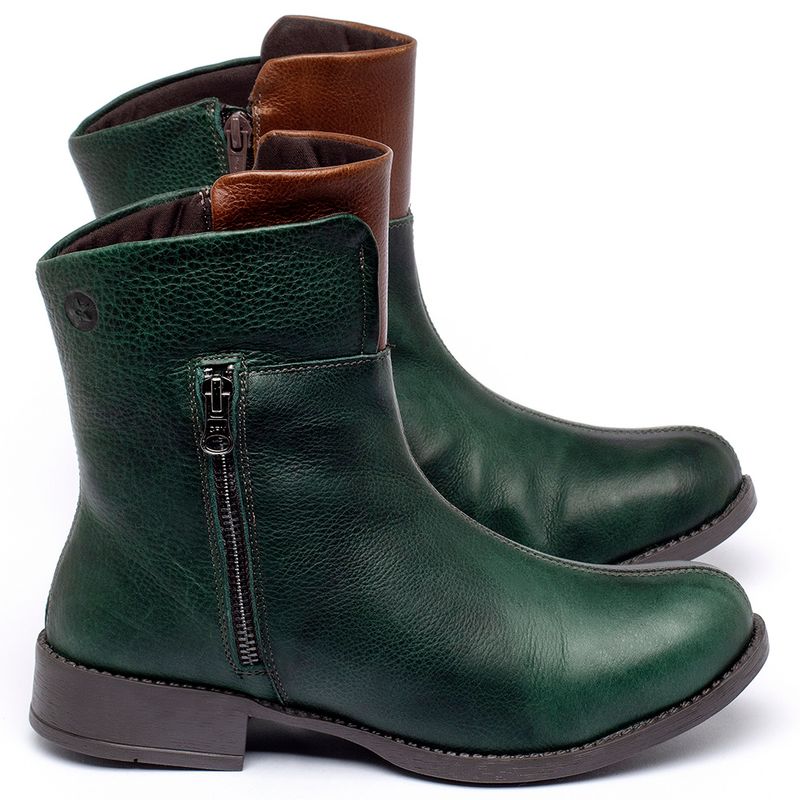 Laranja_Lima_Shoes_Sapatos_Femininos_Bota___Cano_Medio_Salto_de_3_cm_em_Couro_Verde_-_Codigo_-_141134_1